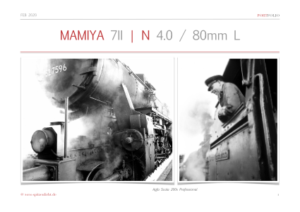 PORTFOLIO MAMIYA 7II :: 8 Seiten, 15 Fotos, Text, Dateigröße 4 MB